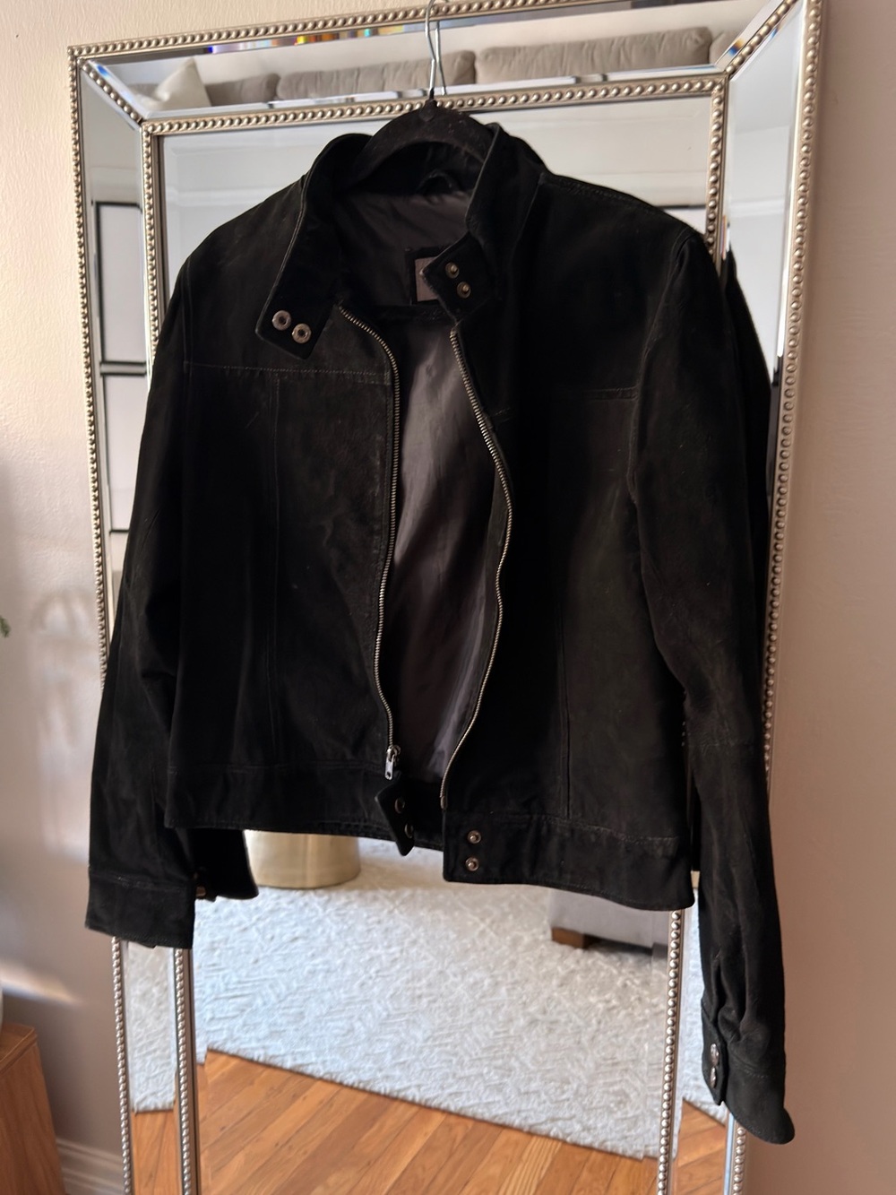 Wilson Leather Suede bomber jacket
